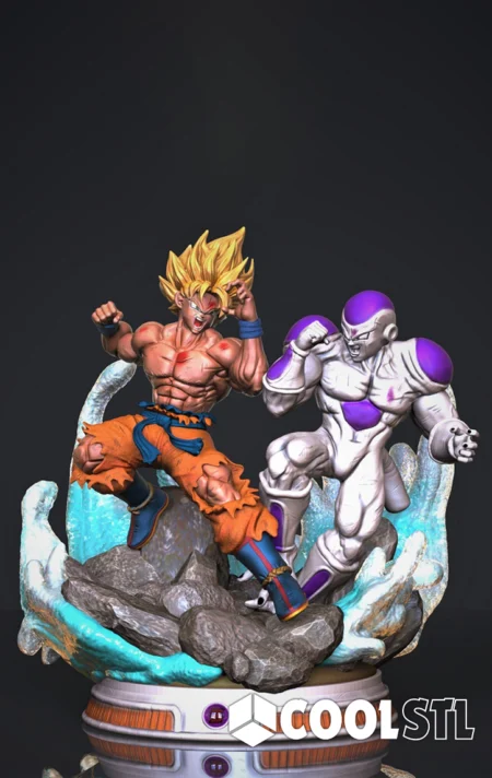 Goku vs Frieza – Dragon Ball Cool STL