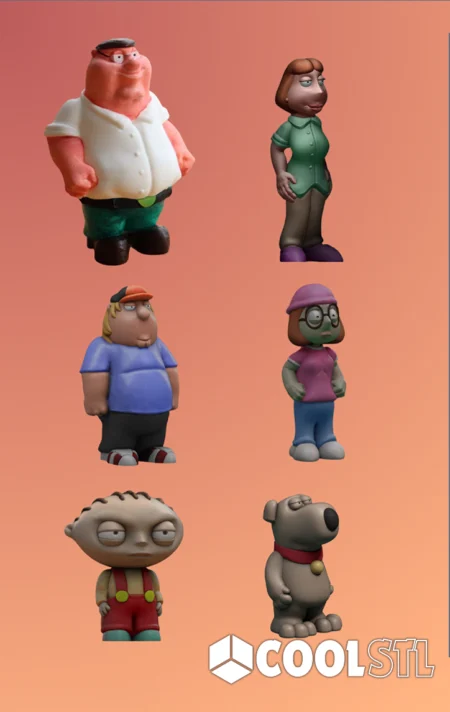 Family Guy Pack Cool STL