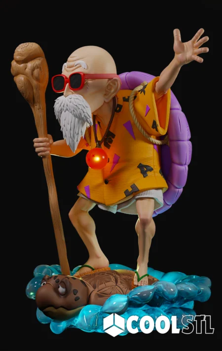 Master Roshi Turtle Water Cool STL