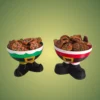 Christmas Feet Bowl - Santa Feet Cool STL