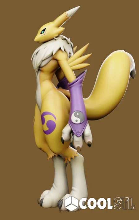 Renamon Digimon Cool STL