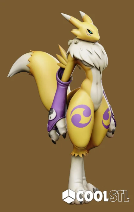 Renamon Digimon Cool STL