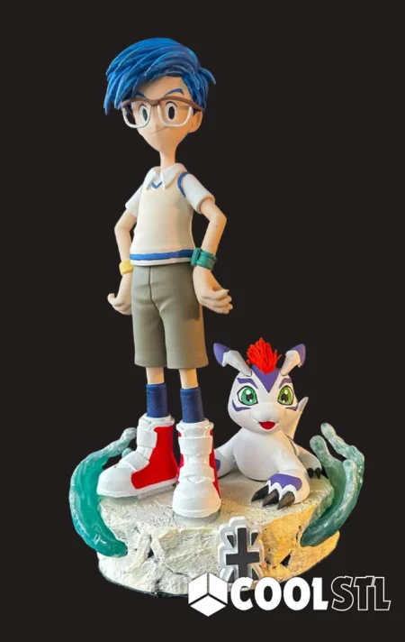 Joe and Gomamon – Digimon Cool STL