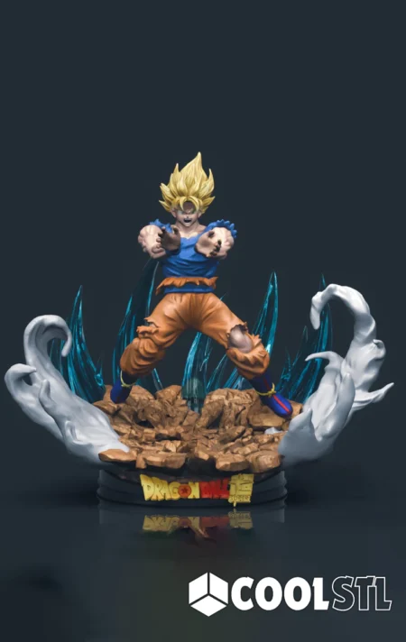 Goku Super Saiyan – Dragon Ball Cool STL