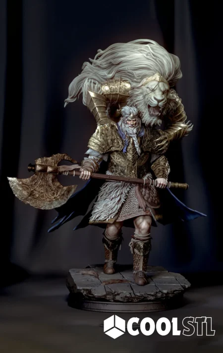 Godfrey The First Elden Lord Cool STL