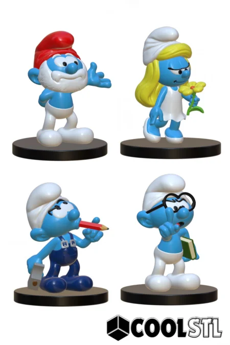 Smurfs collection Cool STL