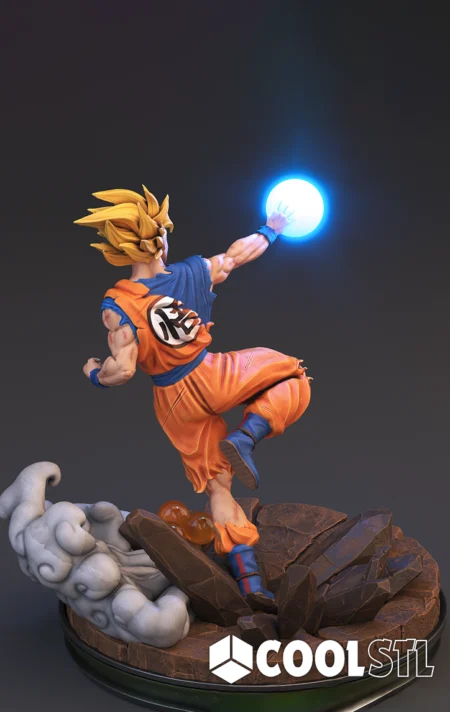 Goku SSJ2 – Dragon Ball Cool STL