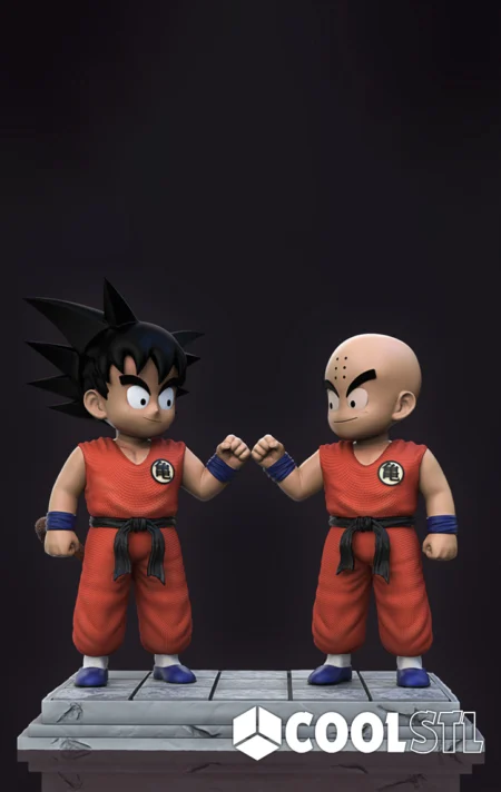 Goku & Krillin – Dragon Ball Cool STL