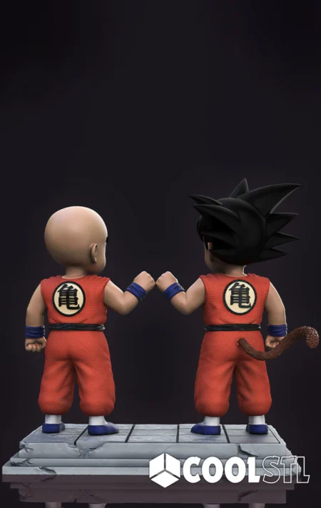 Goku & Krillin – Dragon Ball Cool STL