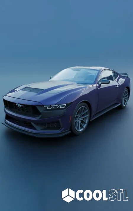 Ford Mustang 2024 Dark Horse Cool STL