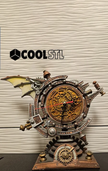 Alchemy Gothic Stormgrave Chronometer – Steampunk Clock Cool STL