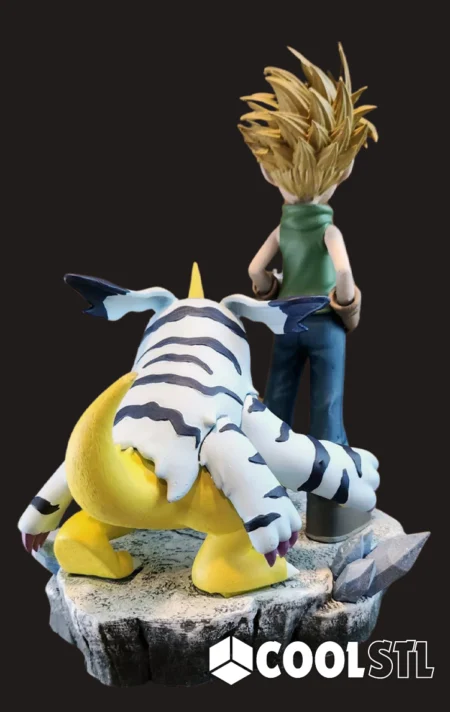 Matt and Gabumon – Digimon Cool STL