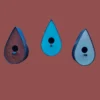 Elegant Raindrop Birdhouse Sculptures 3D Printing STL Files - Image 2