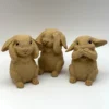 Three Cute Bunnies STL – 3D Printable