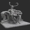 Loki & the Chess Board STL – 3D Printable