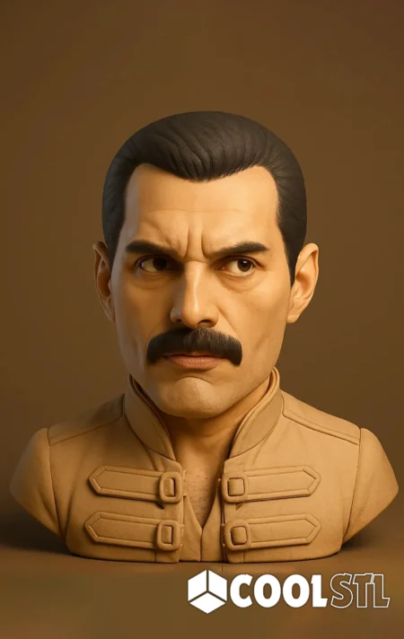 Freddie Mercury STL – 3D Printable
