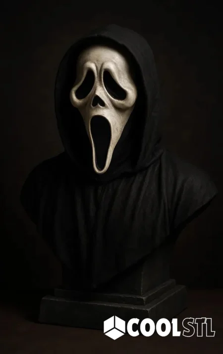 Ghostface STL – 3D Printable Horror Icon Model