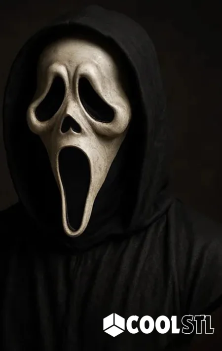 Ghostface STL – 3D Printable Horror Icon Model