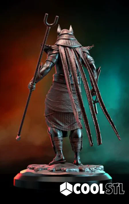Anubis STL – 3D Printable Egyptian God Statue