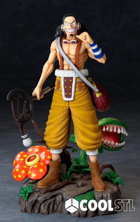 Usopp STL – 3D Printable One Piece Fanart Figure