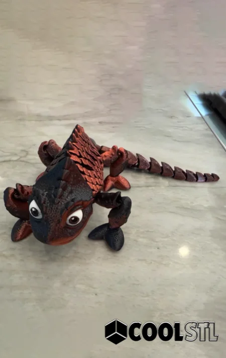 Flexible Fox STL – Articulated Print-in-Place Fidget Model
