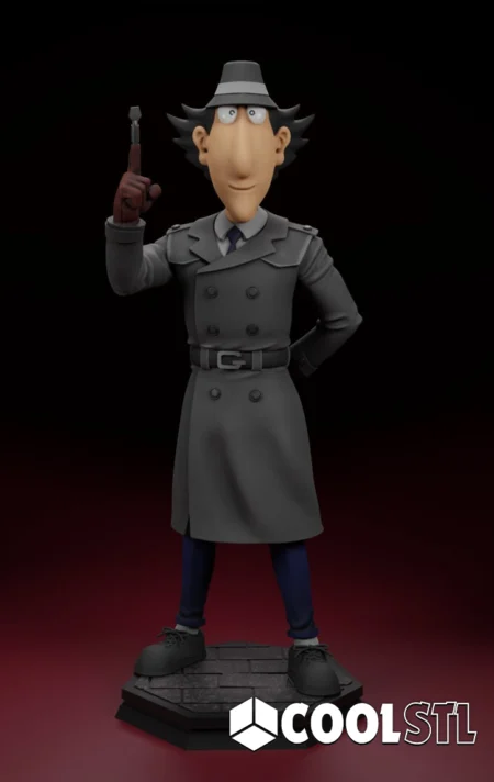 Inspector Gadget STL – Classic Cartoon Hero 3D Printable Model
