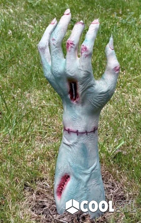 Zombie Arm STL – Creepy 3D Printable Undead Limb Prop