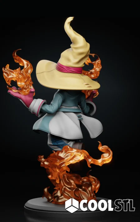 Vivi Ornitier STL – 3D Printable Black Mage Fan Art Figure