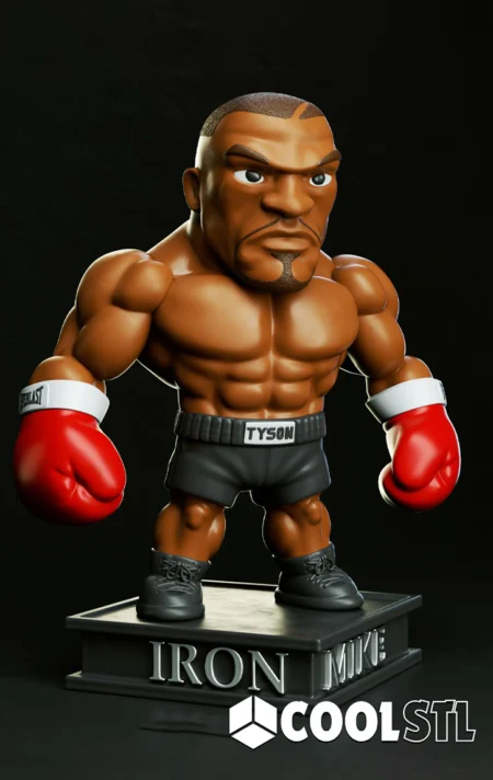 Mike Tyson STL – 3D Printable Boxing Legend Fan Art Model