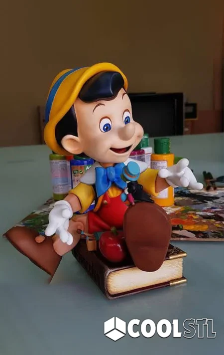 Pinocchio STL – 3D Printable Classic Puppet Figurine
