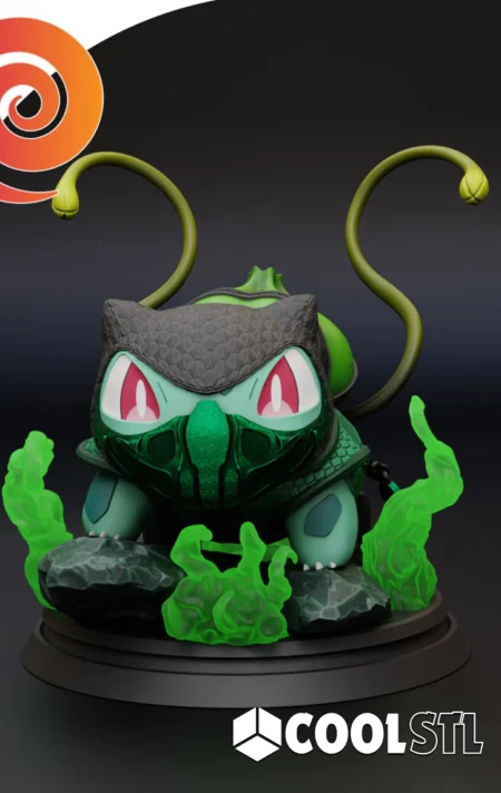 Bulbizarre STL – 3D Printable Pokémon Figure