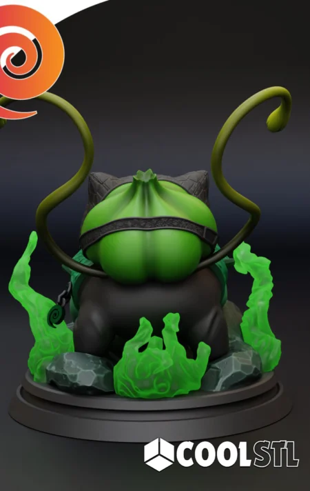 Bulbizarre STL – 3D Printable Pokémon Figure