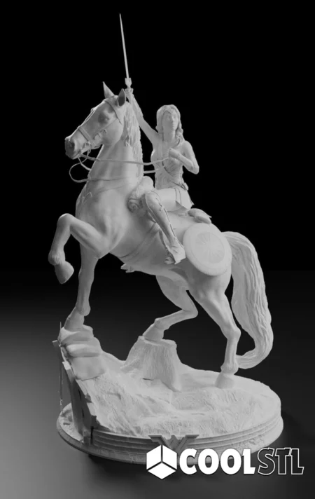 Wonder Woman World War 1 STL – Heroic 3D Printable Fan Art Model