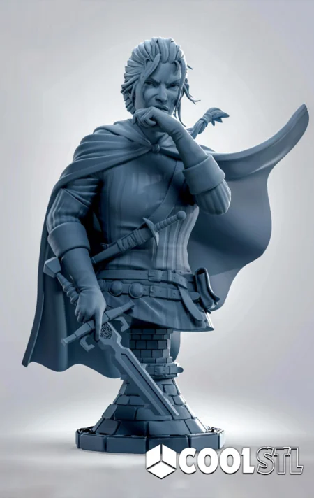 Queen Meve STL – 3D Printable Fantasy Warrior Queen Model