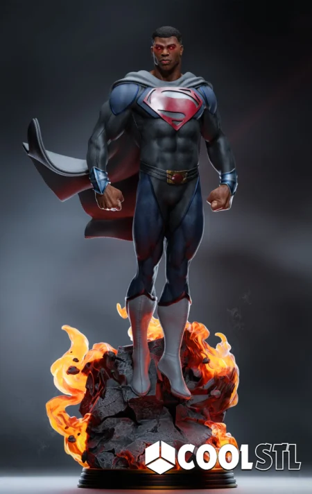 Val-Zod Black Superman STL – 3D Printable