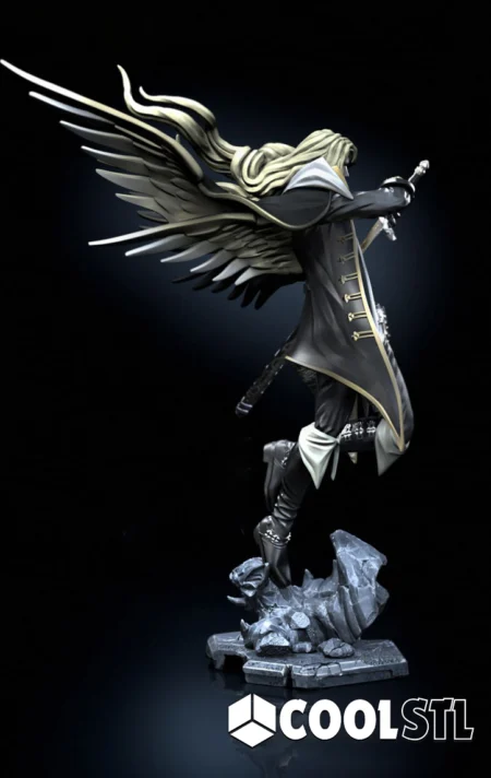 Alucard STL – 3D Printable Vampire Hunter Figure from Castlevania