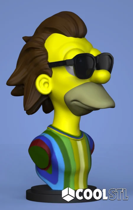 The Simpsons STL – 3D Printable Fan Art Collection of Springfield’s Favorite Family