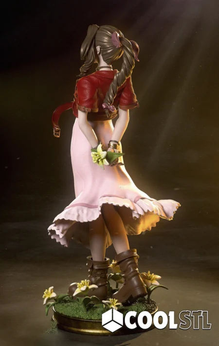 Aerith Gainsborough STL – 3D Printable Final Fantasy Figure