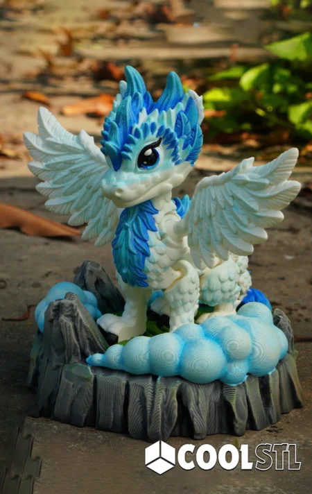 Flexi Air Dragon STL – 3D Printable Articulated Figure