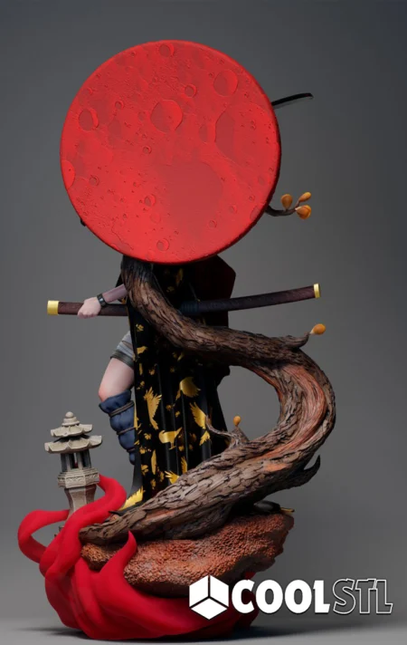 Oni STL – 3D Printable Japanese Demon Figure