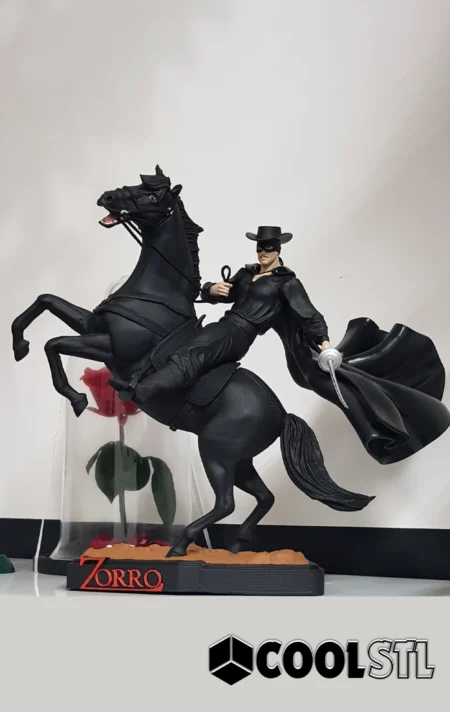 Zorro STL – Classic Masked Hero 3D Printable Model