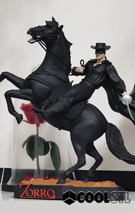 Zorro STL – Classic Masked Hero 3D Printable Model