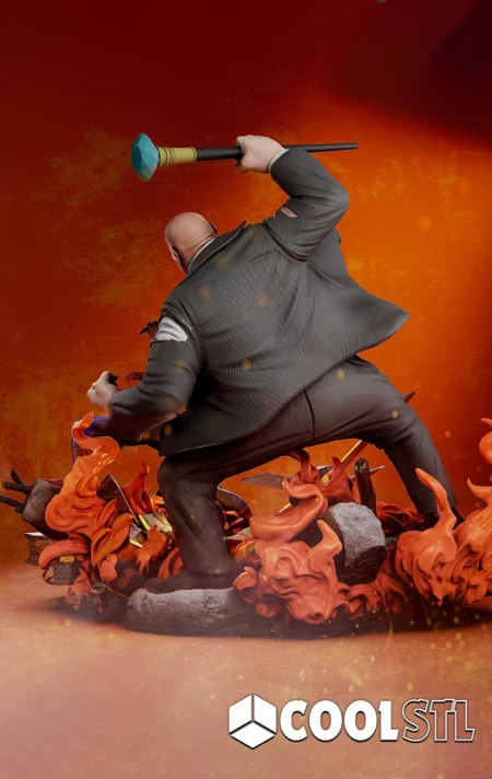 Kingpin vs Spider-Man STL – 3D Printable Dynamic Diorama