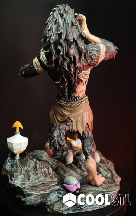 Werewolf STL – 3D Printable Monster Model by Nicolas Swijngedau