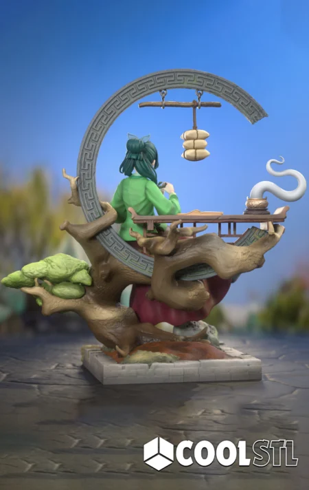 Maomao STL – 3D Printable Heroic Cat Figure