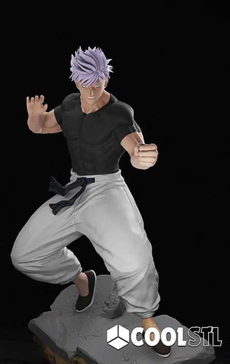 Satoru Gojo STL – 3D Printable Jujutsu Kaisen Figure