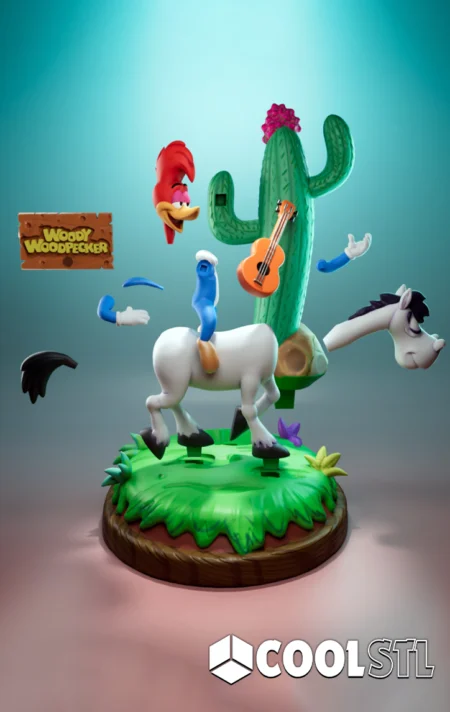 Pájaro Loco STL – 3D Printable
