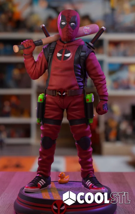 Kidpool STL – 3D Printable Kid Deadpool Figure