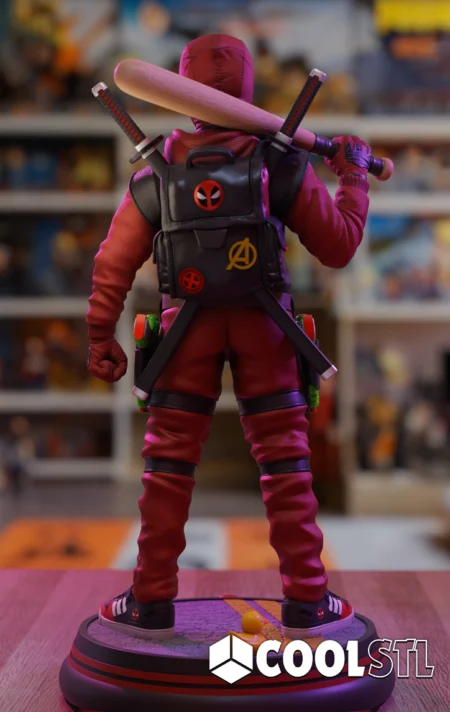 Kidpool STL – 3D Printable Kid Deadpool Figure