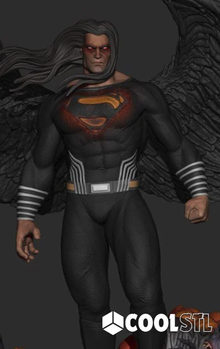 Superman Evil STL – 3D Printable